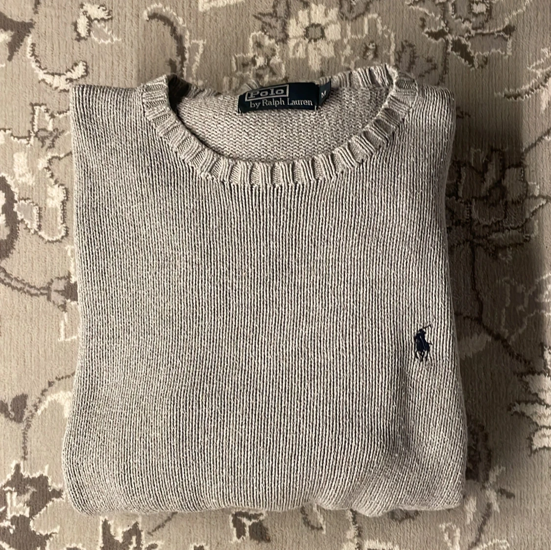 Grå stickad tröja från Polo Ralph Lauren - 92