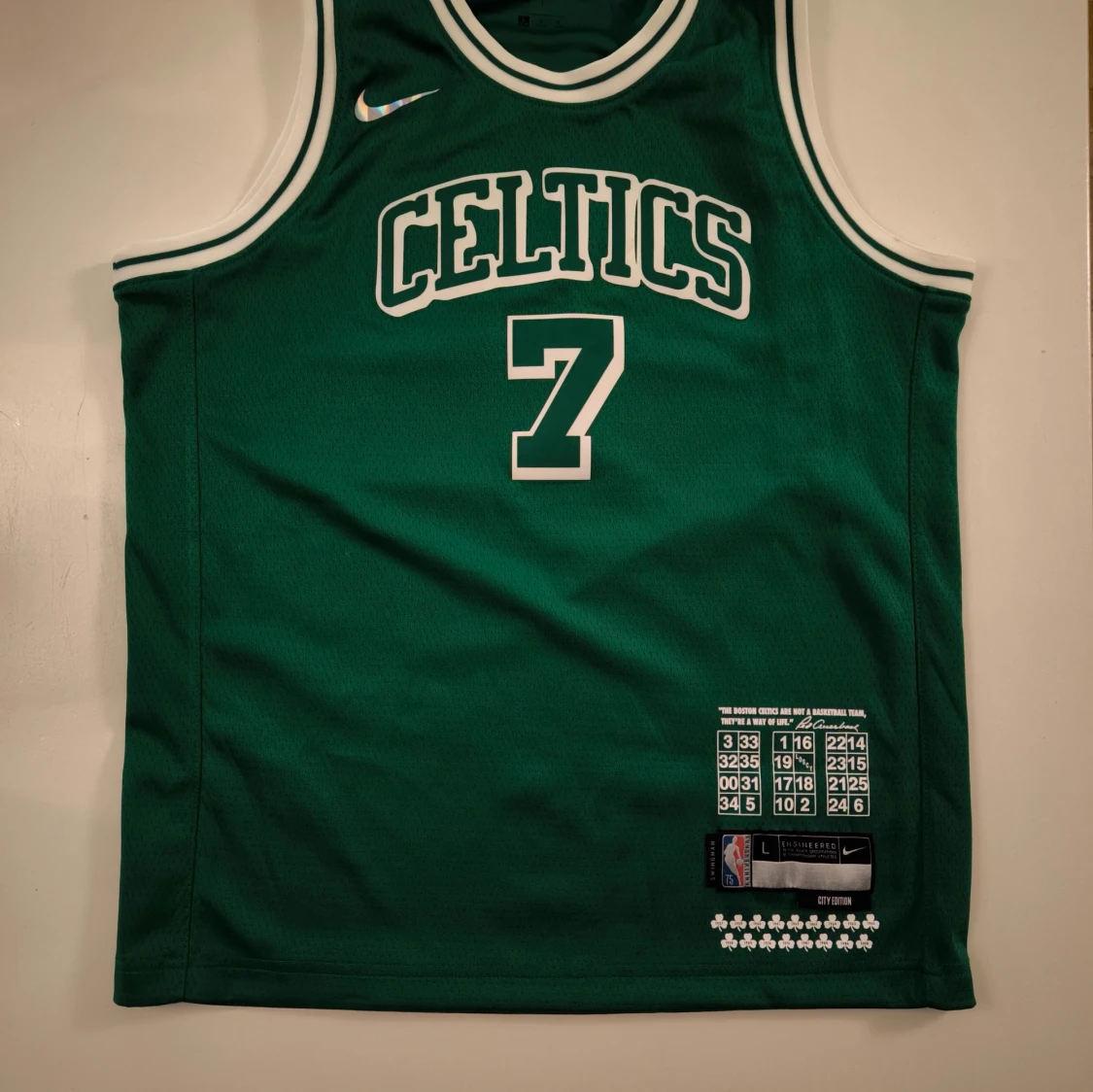 Grön Celtics basketlinne från Nike
