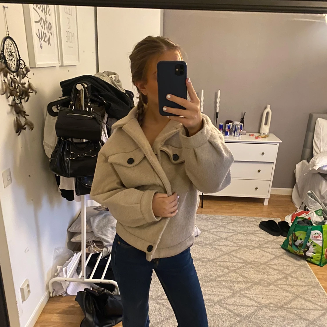 Beige jacka från NA-KD