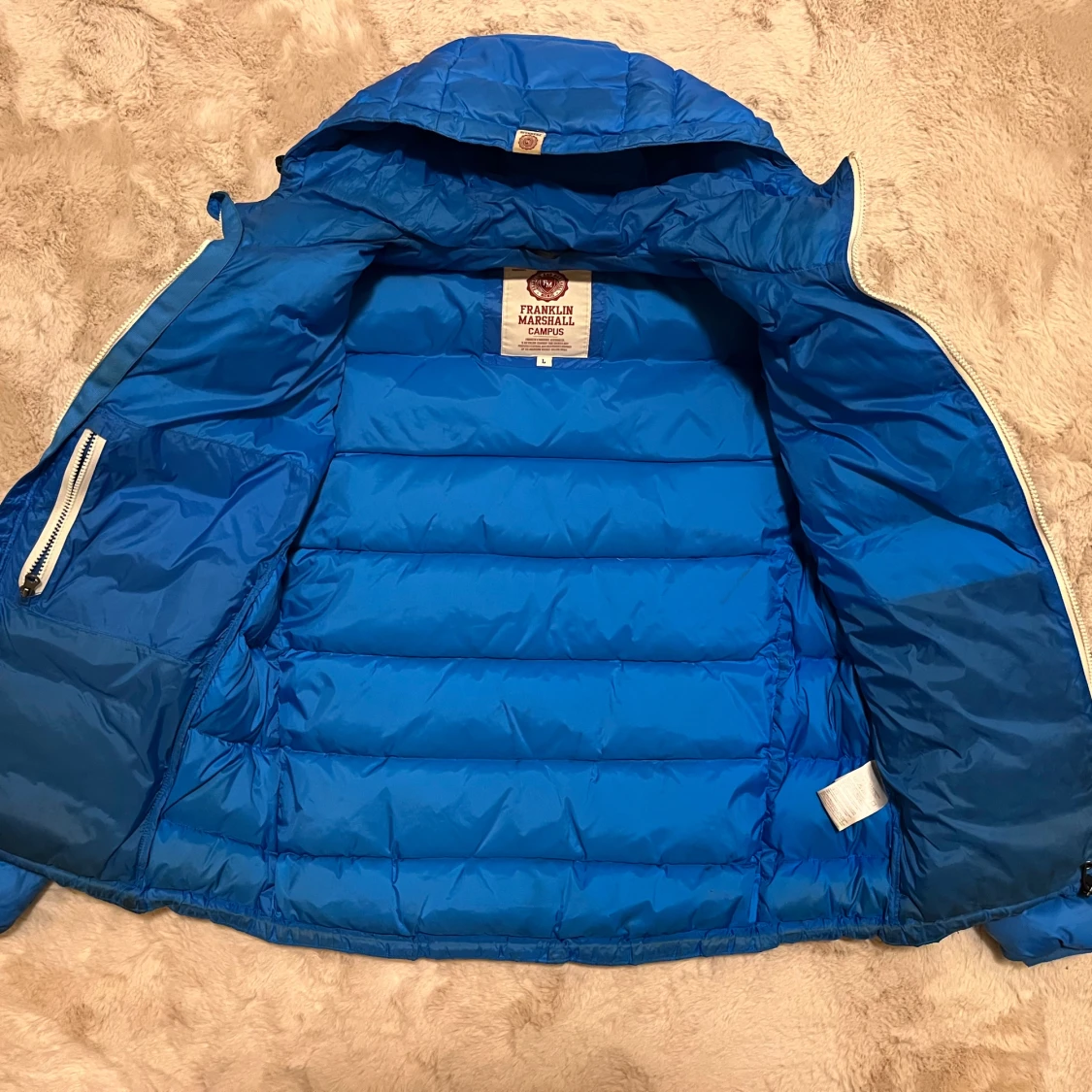 Blå dunjacka från Franklin Marshall - 90