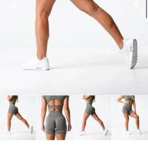 NVGTN Khaki green contour seamless shorts - Säljer dessa NVGTN Khaki green contour seamless shorts, de ser lite mer gråa ut än grön. Köpta från hemsidan men tyvärr i fel storlek. Endast testade. De är storlek S och passar S kanske liten M men sitter åt på M .  Kan tänka mig sänka pris vid snabb affär. Nypris 425kr