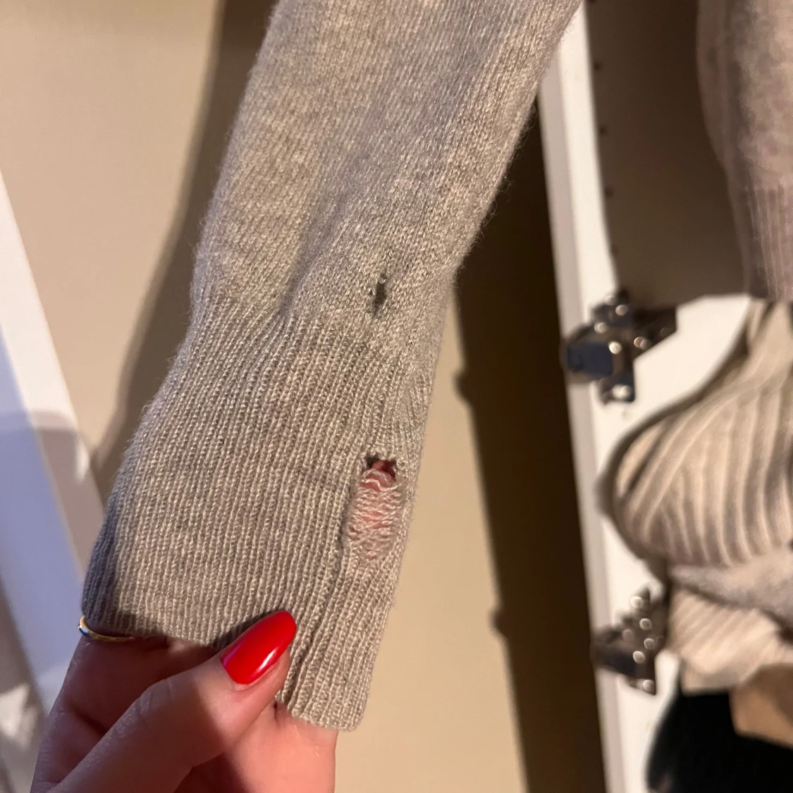 Cashmere kofta beige - 91