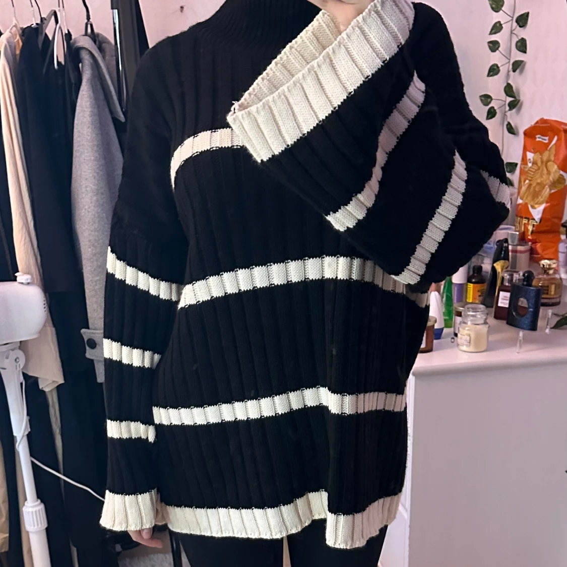 Shein stickad tröja