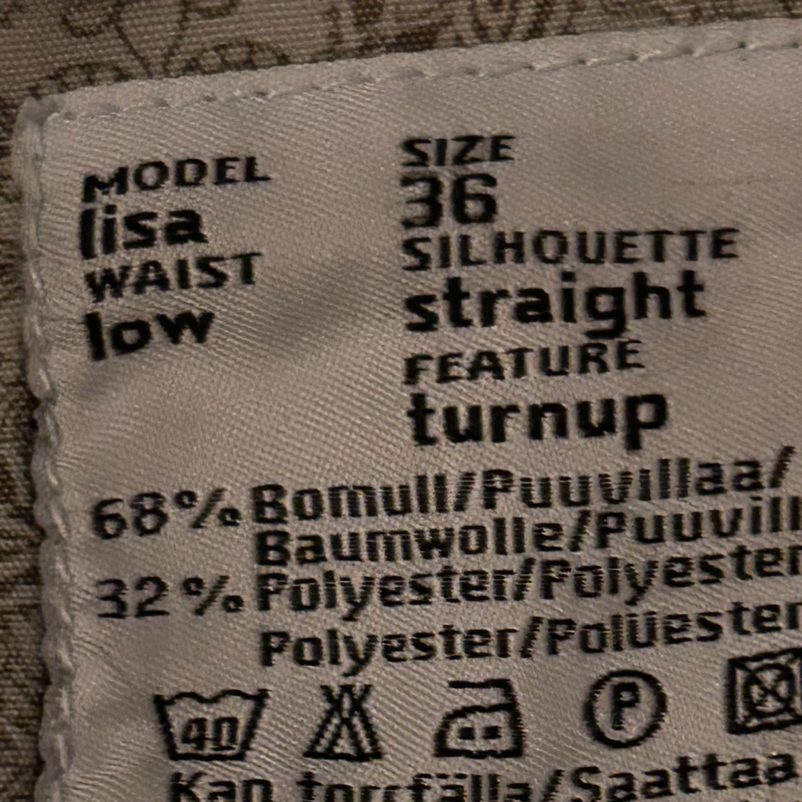 Blå jeans från Lindex - 92