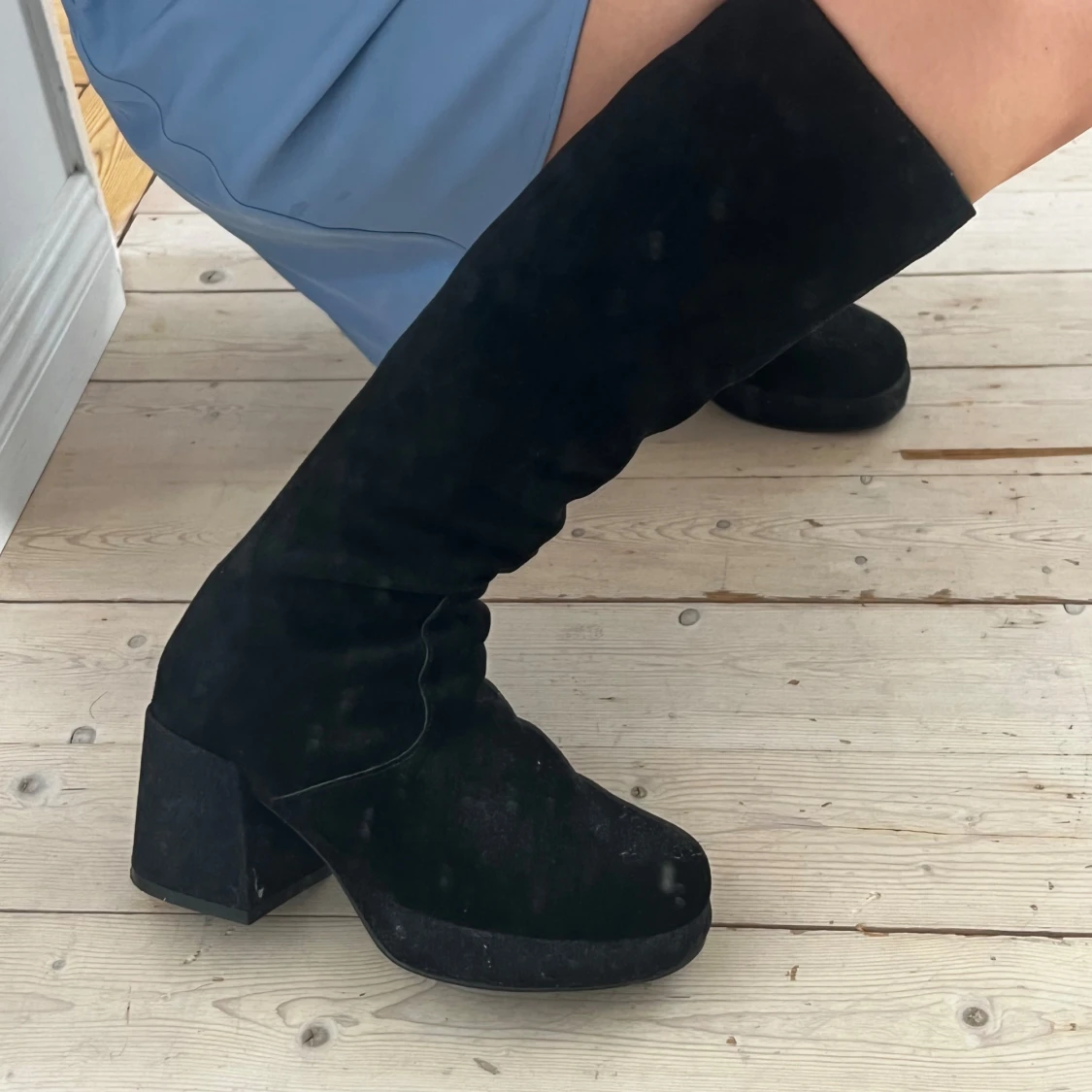 Svarta klackar/boots i storlek 37 - 92