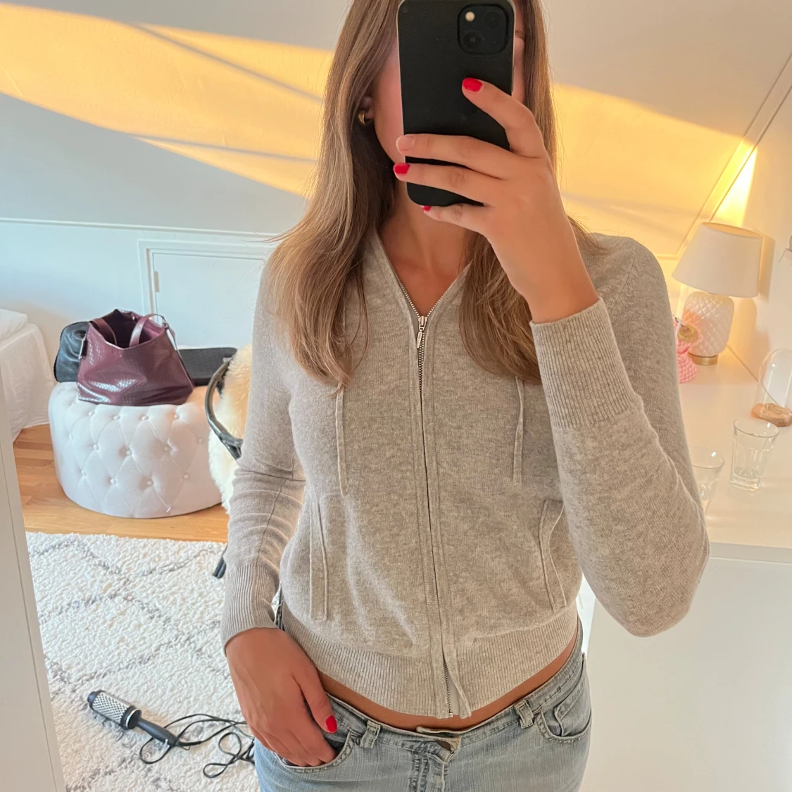 Softgoat zipper/luvtröja - 90