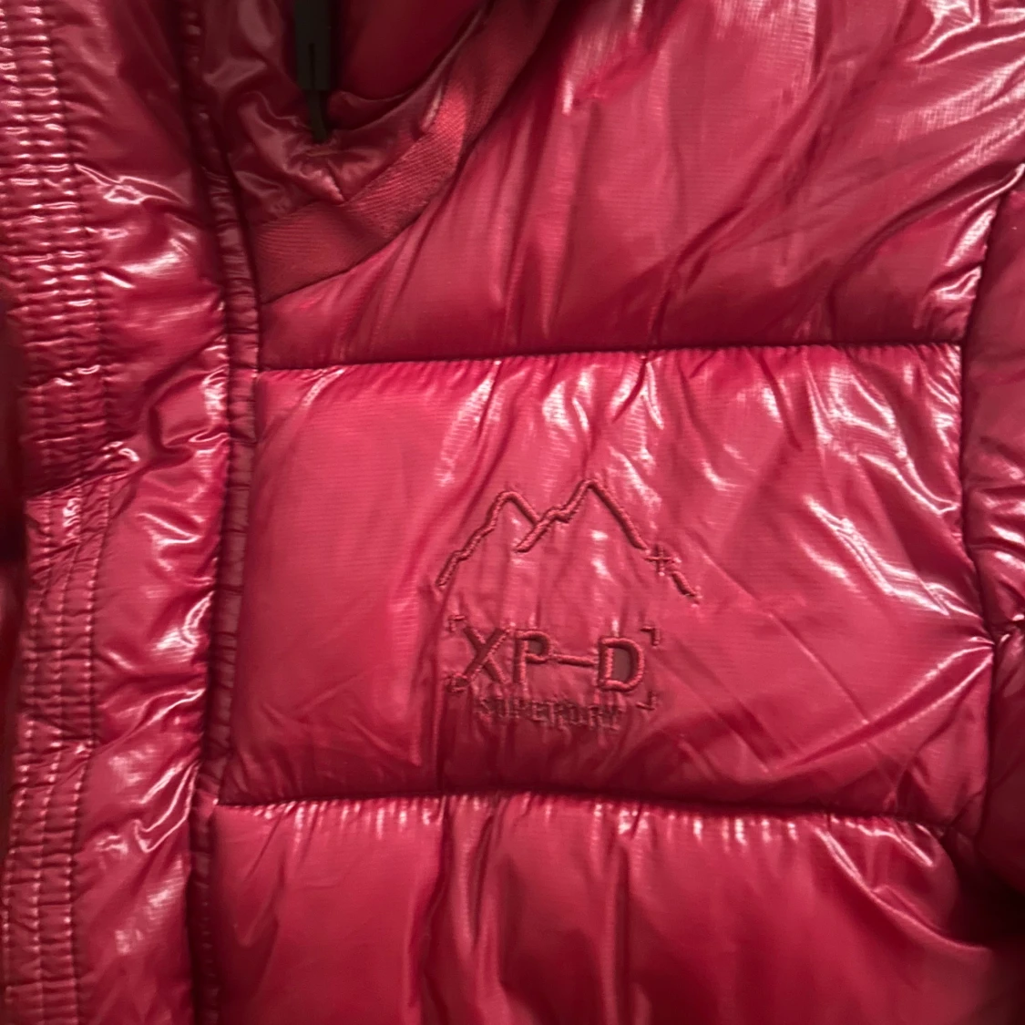 Röd vinterjacka  - 90