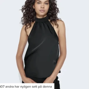 Topp - Säljer min svarta halterneck topp från Bikbok, använd endast en gång. Skriv för fler bilder! 