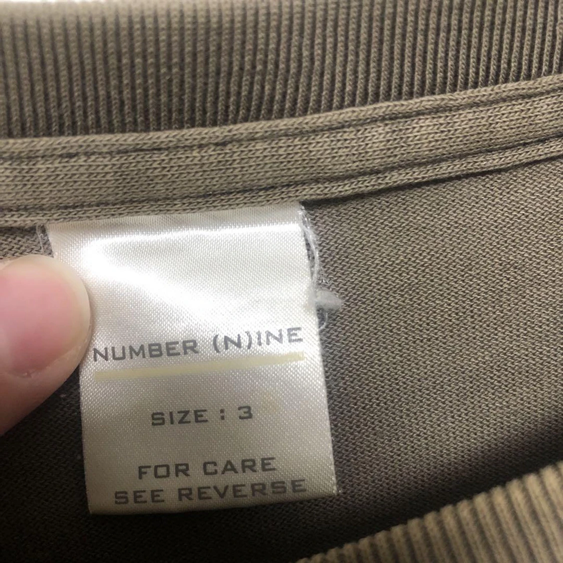 SS01 Number (N)ine t-shirt - 3