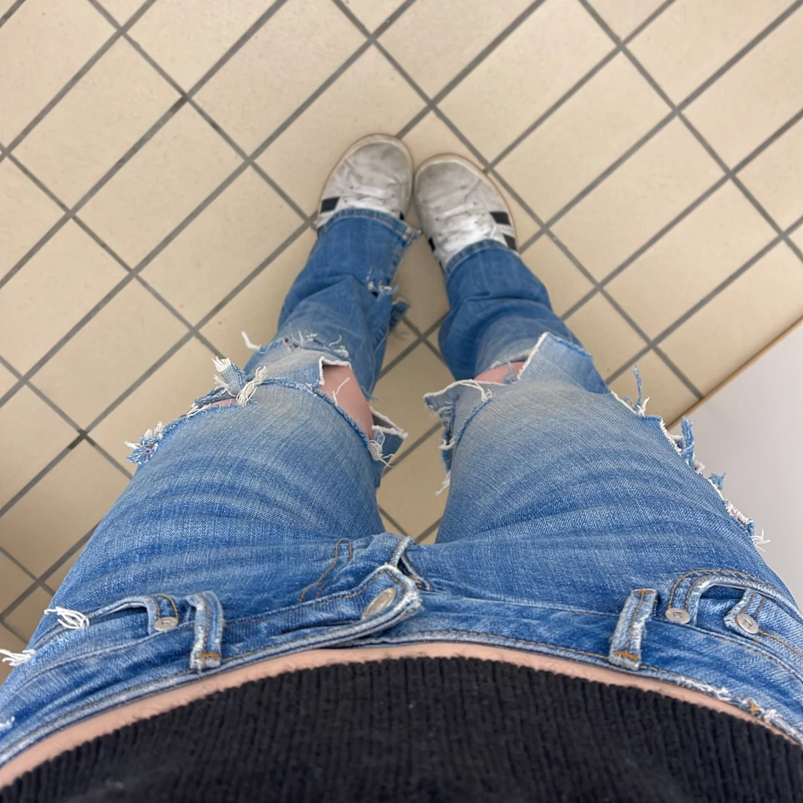 Lågmidjade jeans