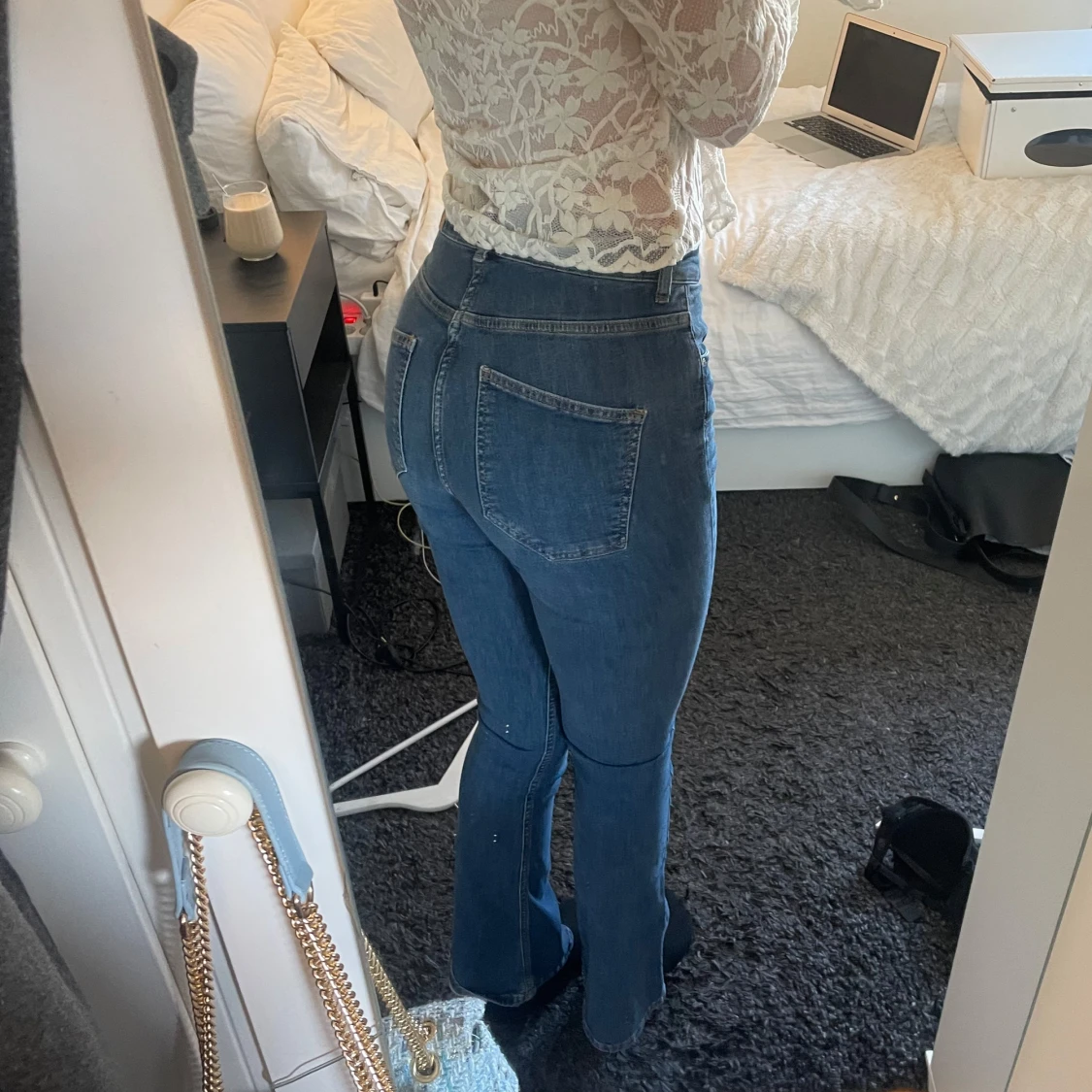 Blåa jeans från Gina Tricot  - 1