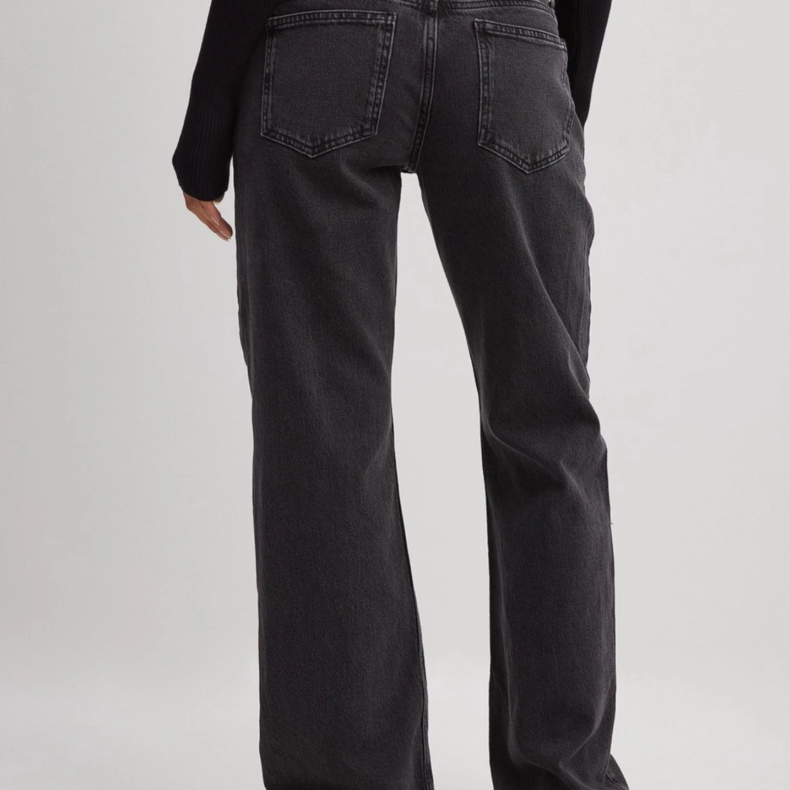 Svart/grå jeans - 1