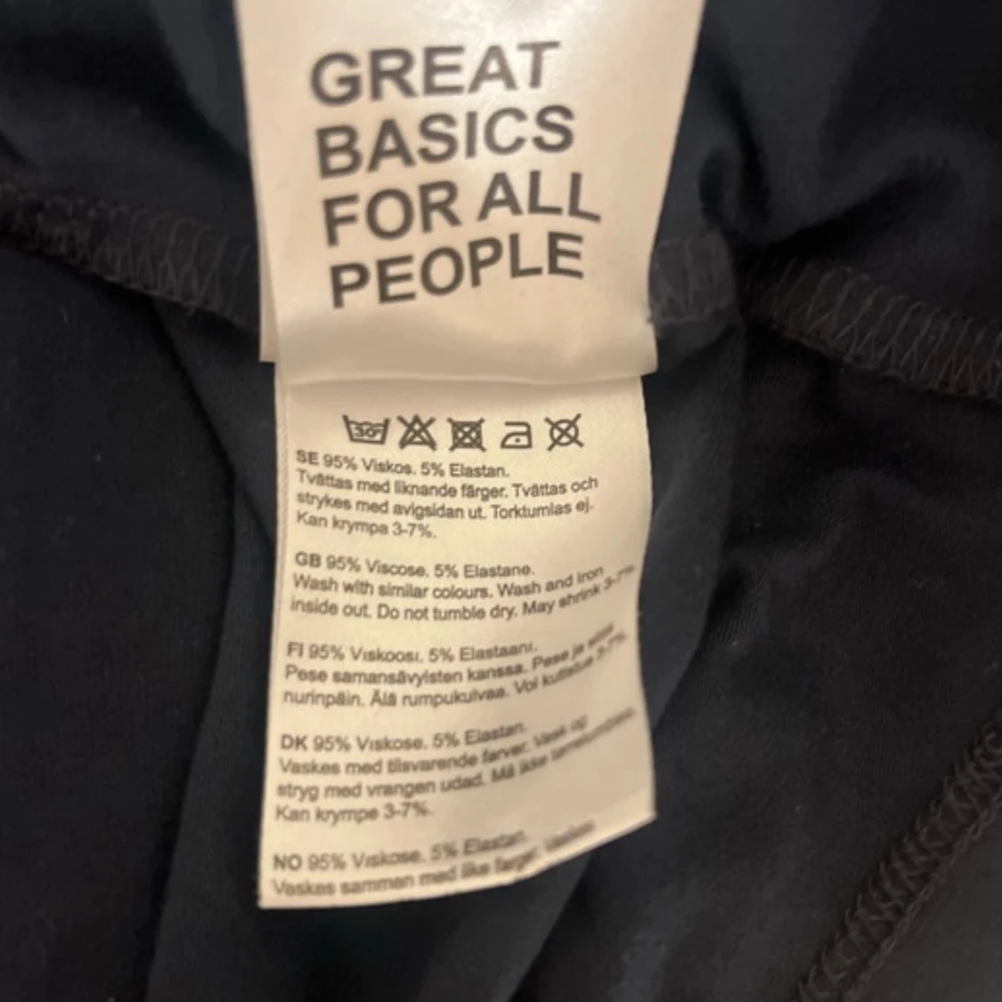 Mörk mörk blå långärmad topp från 157 - 3