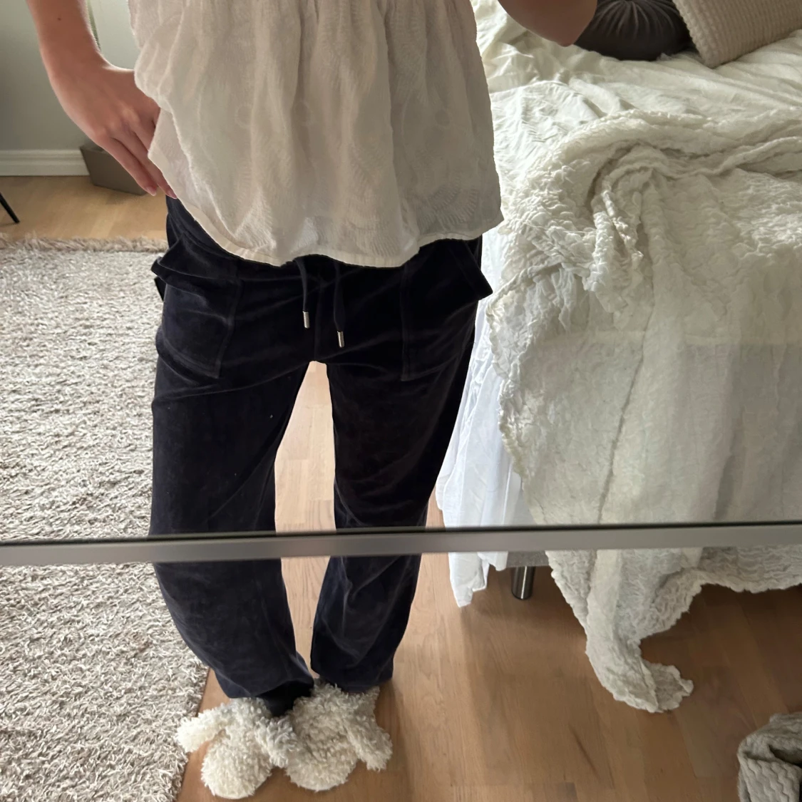 Mörkblå mjukisbyxor från Juicy Couture