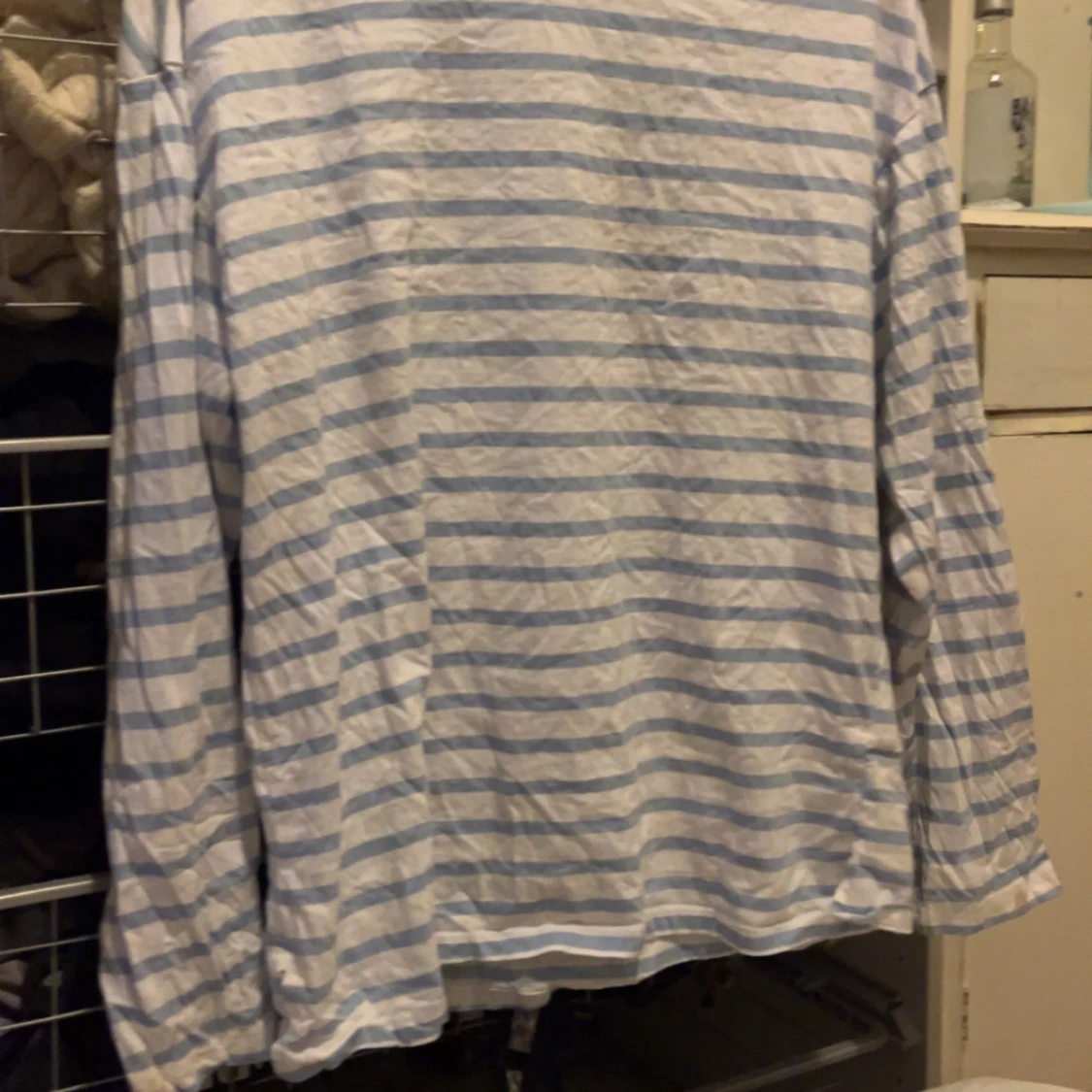 Randig långärmad tröja