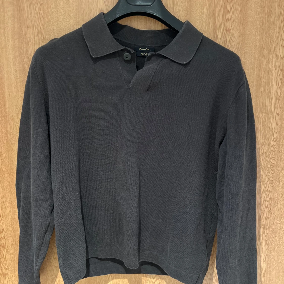 Brun långärmad tröja från Massimo Dutti - 1