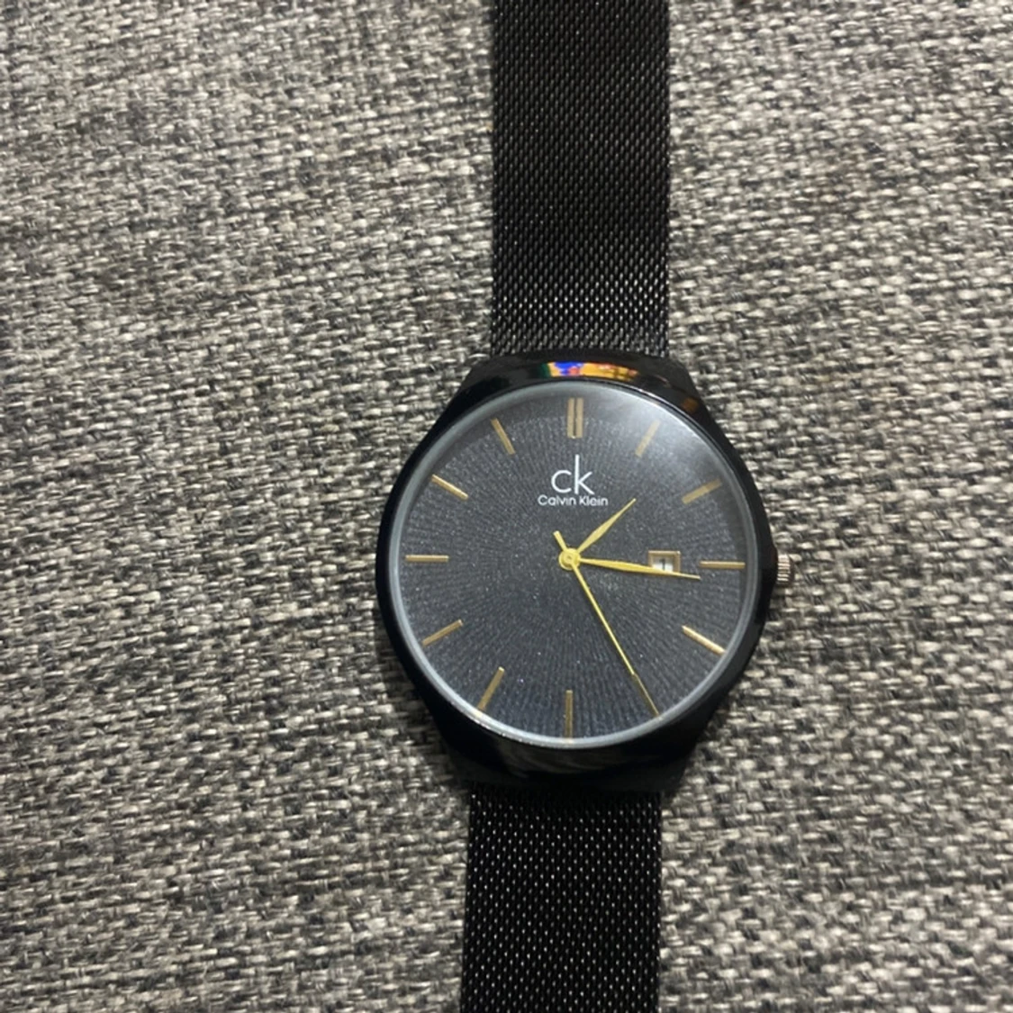 Svart klocka från Calvin Klein