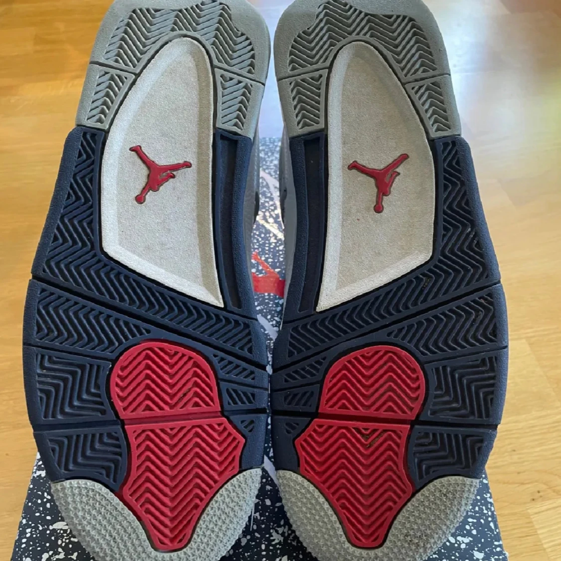 Jordan 4 retro white/midnight navy - 92