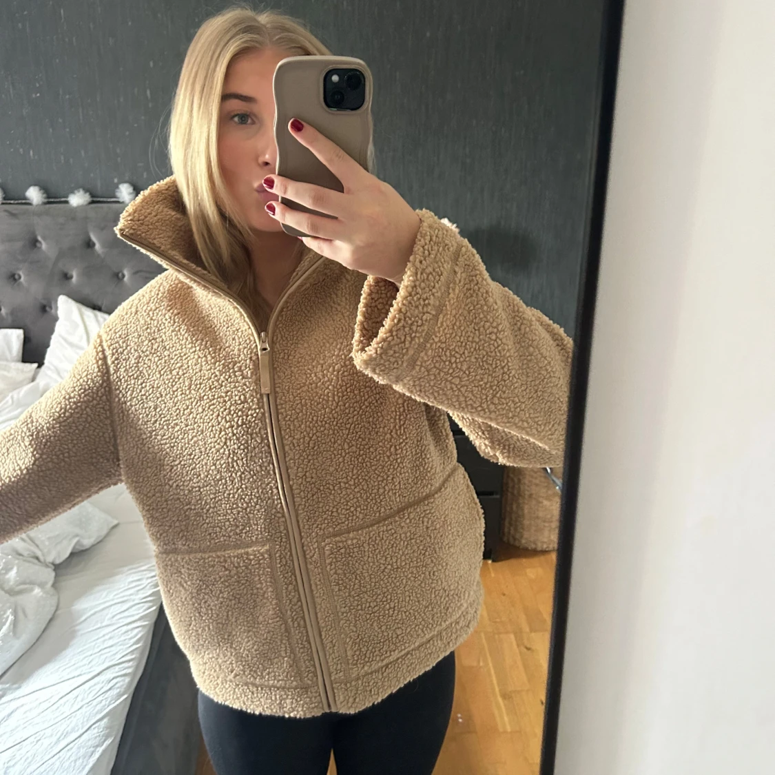 Teddy/pile jacka  - 90