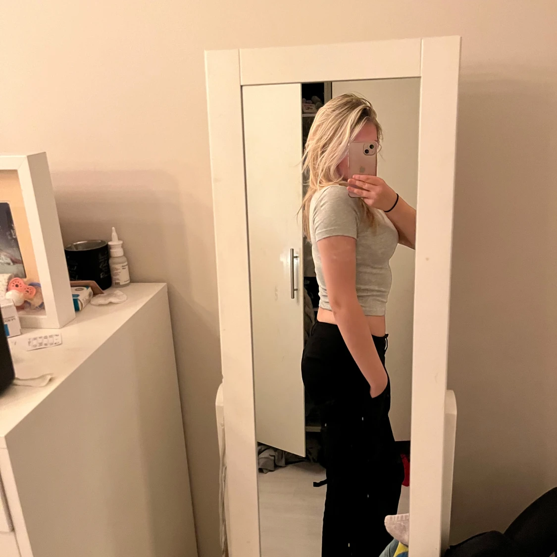 Snygg grå topp  - 90