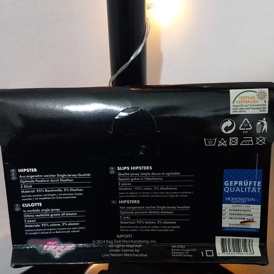 Grå hipstertrosa med Aerosmith-tryck - 4