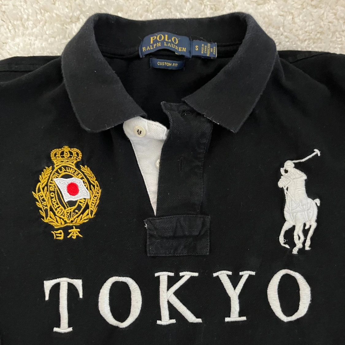 Svart pikétröja från Ralph Lauren - 3