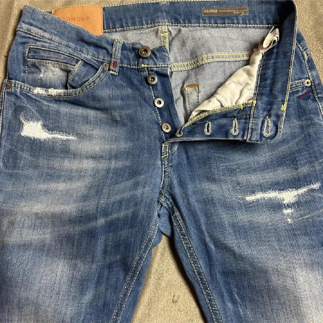 Blå jeansbyxor från Dondup - 1