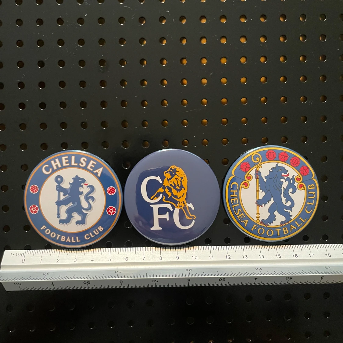 Magnet fridge 3pcs  (59mm) - Chelsea FC