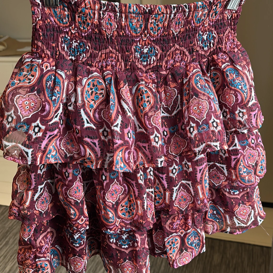 Mönstrad volangkjol från Lindex - 2