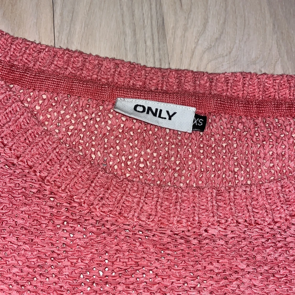 Rosa stickad tröja från ONLY - 1