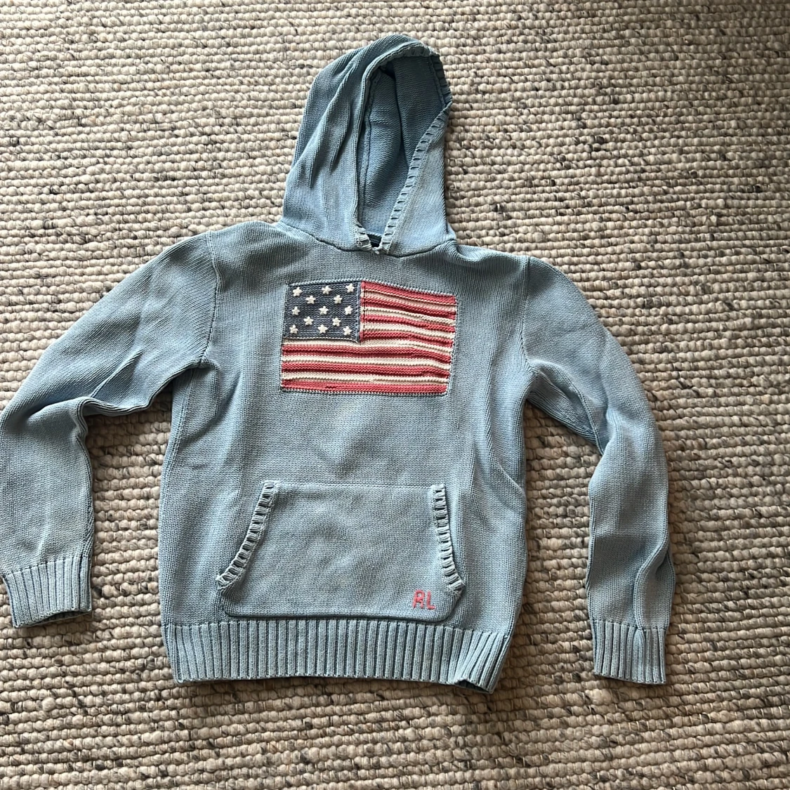 Blå hoodie från Polo Ralph Lauren