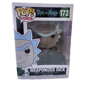 Funko POP! Rick - Funko POP! Figure med weaponized rick från Rick and Morty.