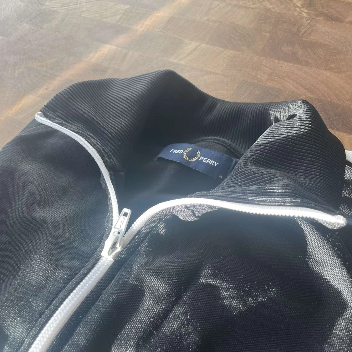 Fred Perry Taped Track Jacka Svart - 91