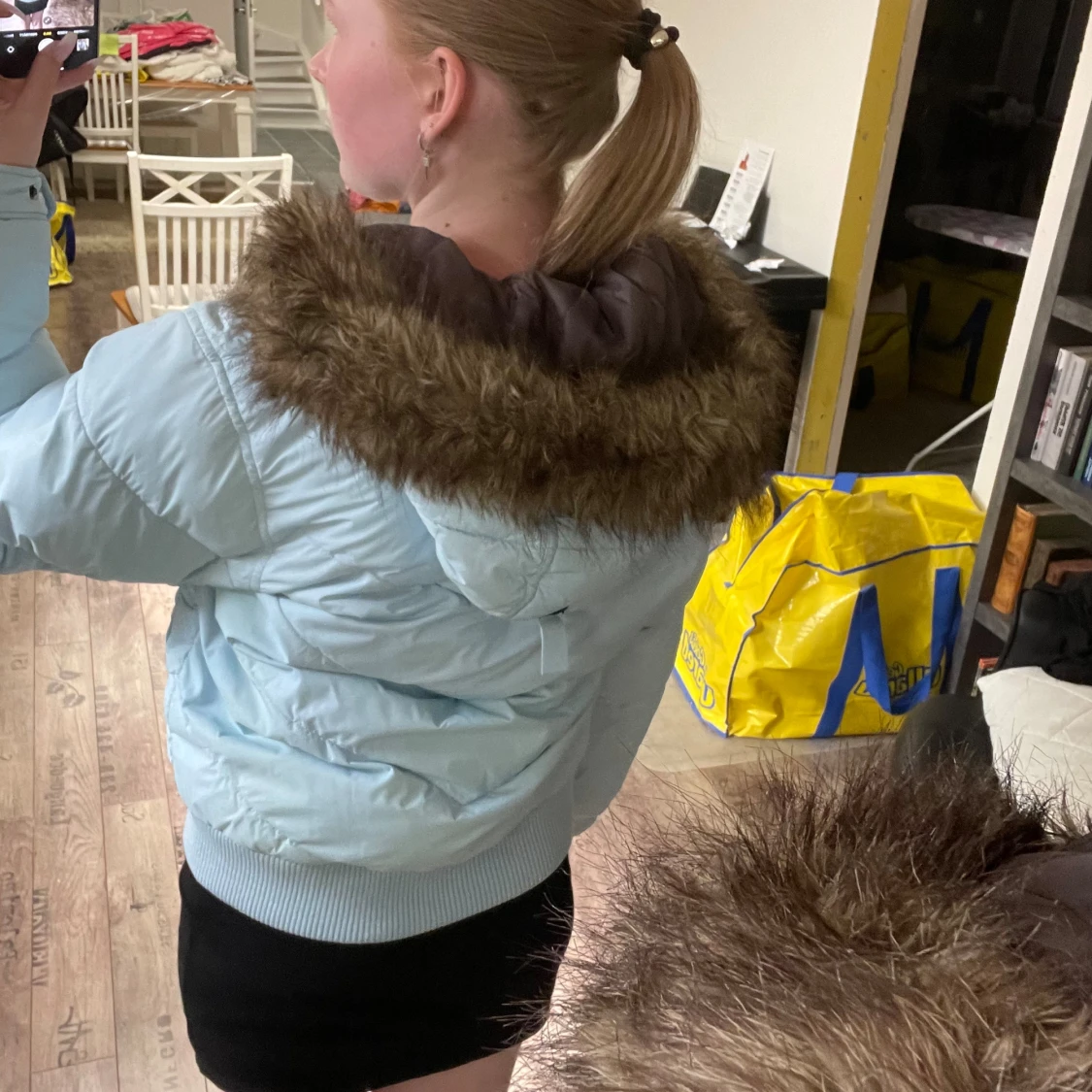 Ljusblå pufferjacka från Dgate - 90