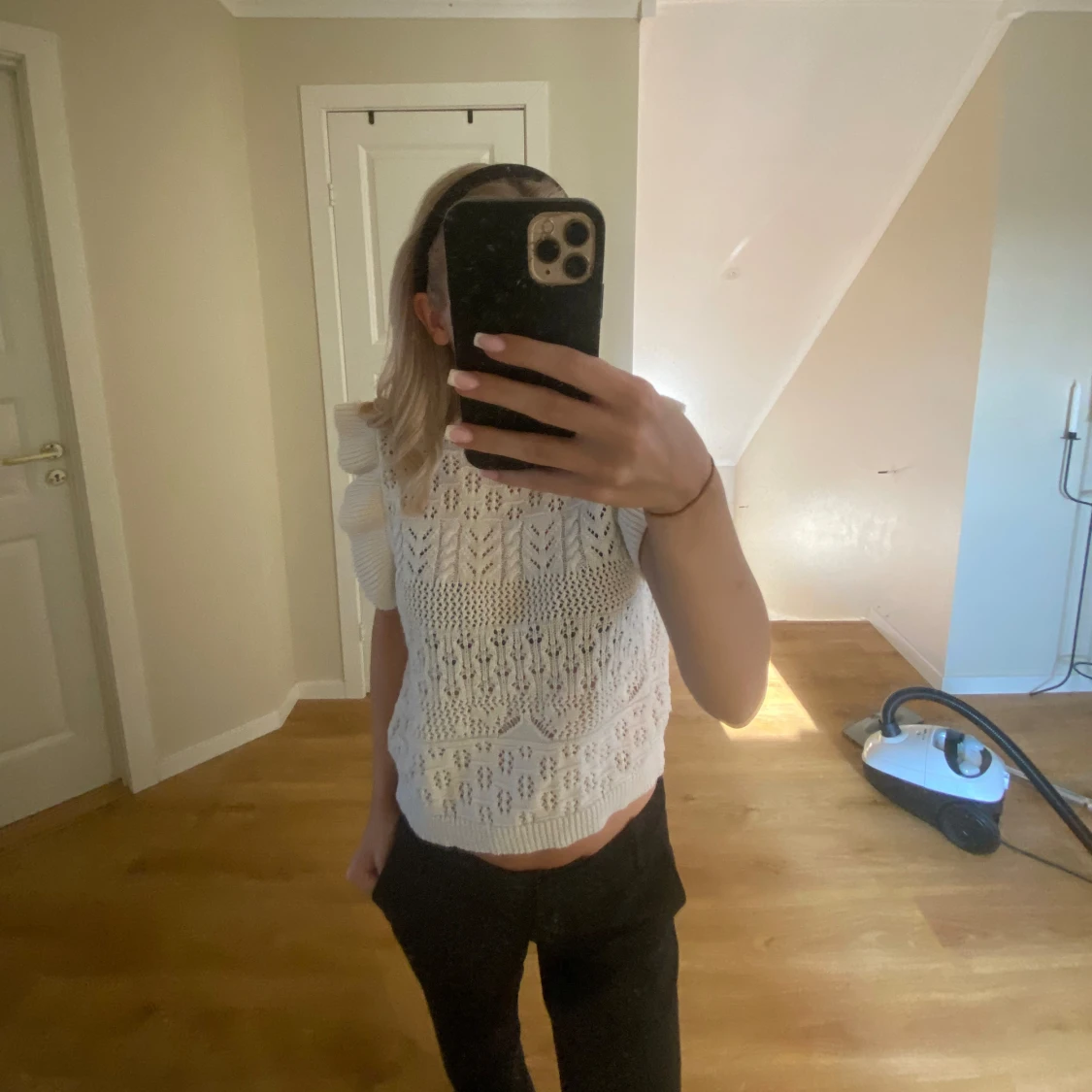 Stickad T-shirt  - 90