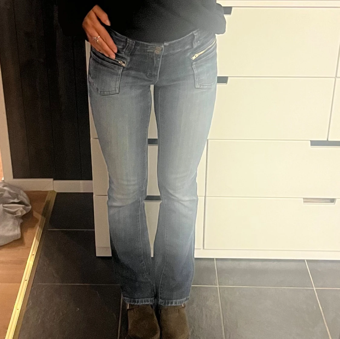 Lågmidjade jeans - 92