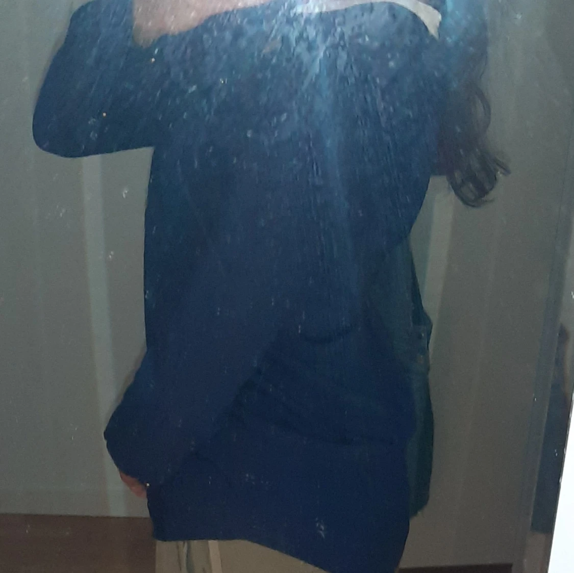 Mörkblå blus från Zara - 1