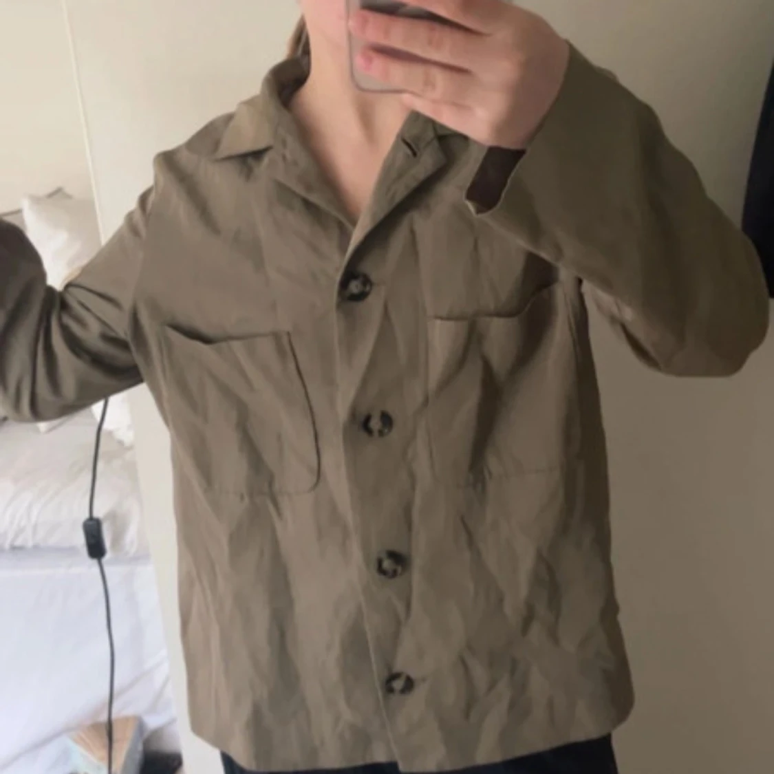 Grön overshirt/jacka  - 1