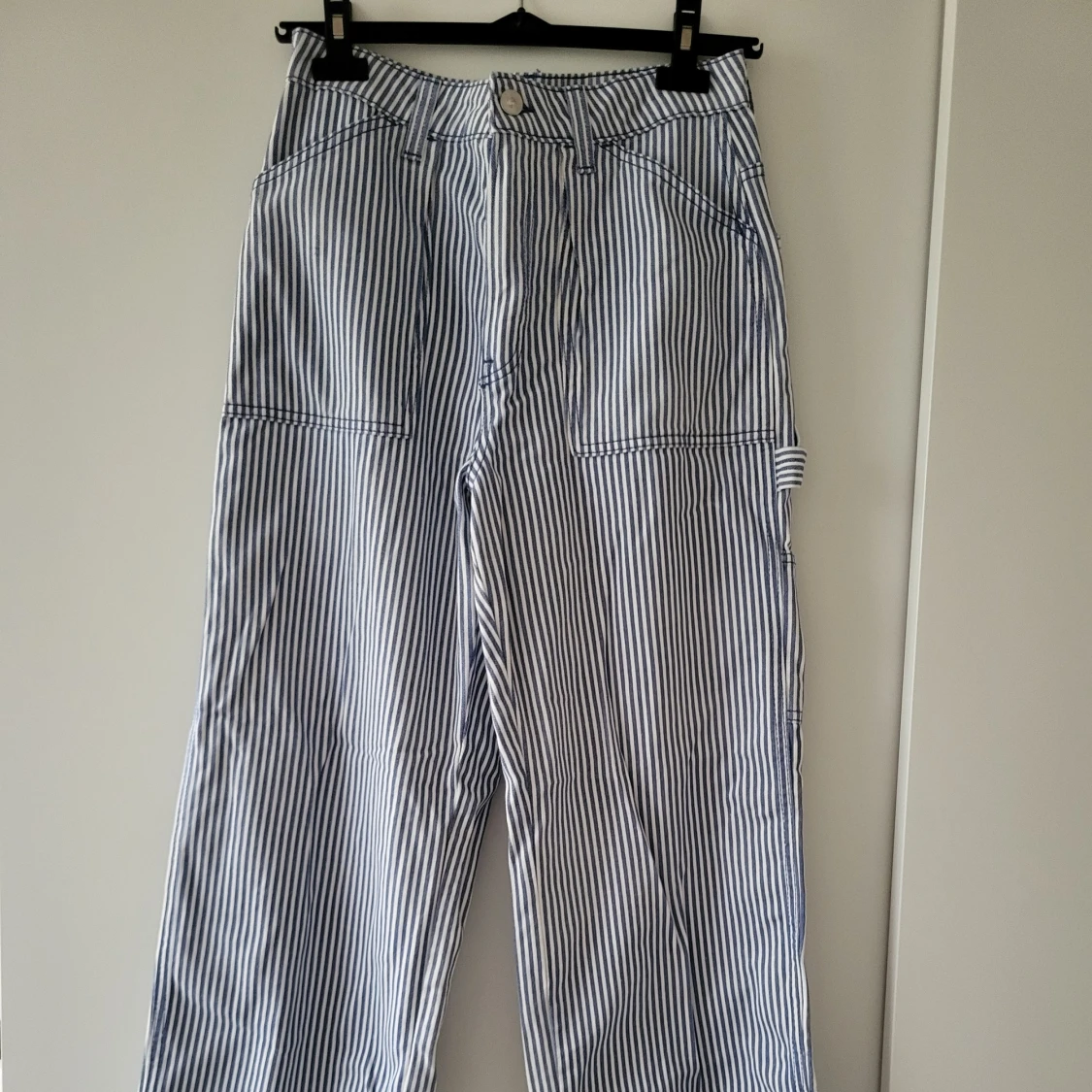 Hm randiga cargo byxor - 1