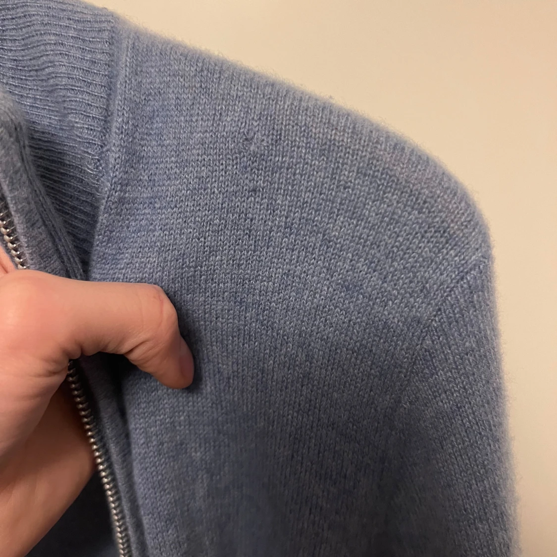 Ljusblå Soft Goat tröja i 100 % kashmir – fint skick! - 3