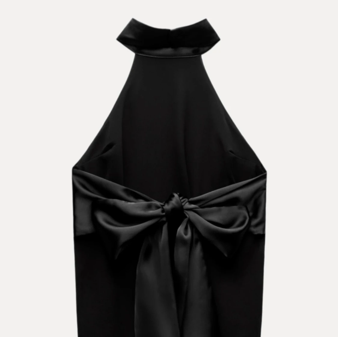 Svart halterneck topp från Zara - 1