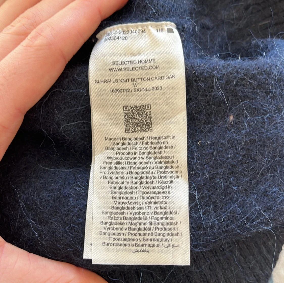 Mörkblå kofta från Selected Homme - 2