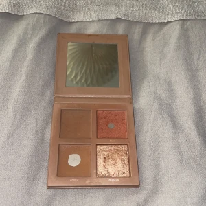 Face Palette från CAIA - Säljer en CAIA Face Palette i nyansen 'Classy'. Paletten innehåller bronzer, rouge och highlighter i en snygg kompakt förpackning med spegel. Perfekt för att skapa en naturlig och glödande look. Använd som man ser därav priset 
