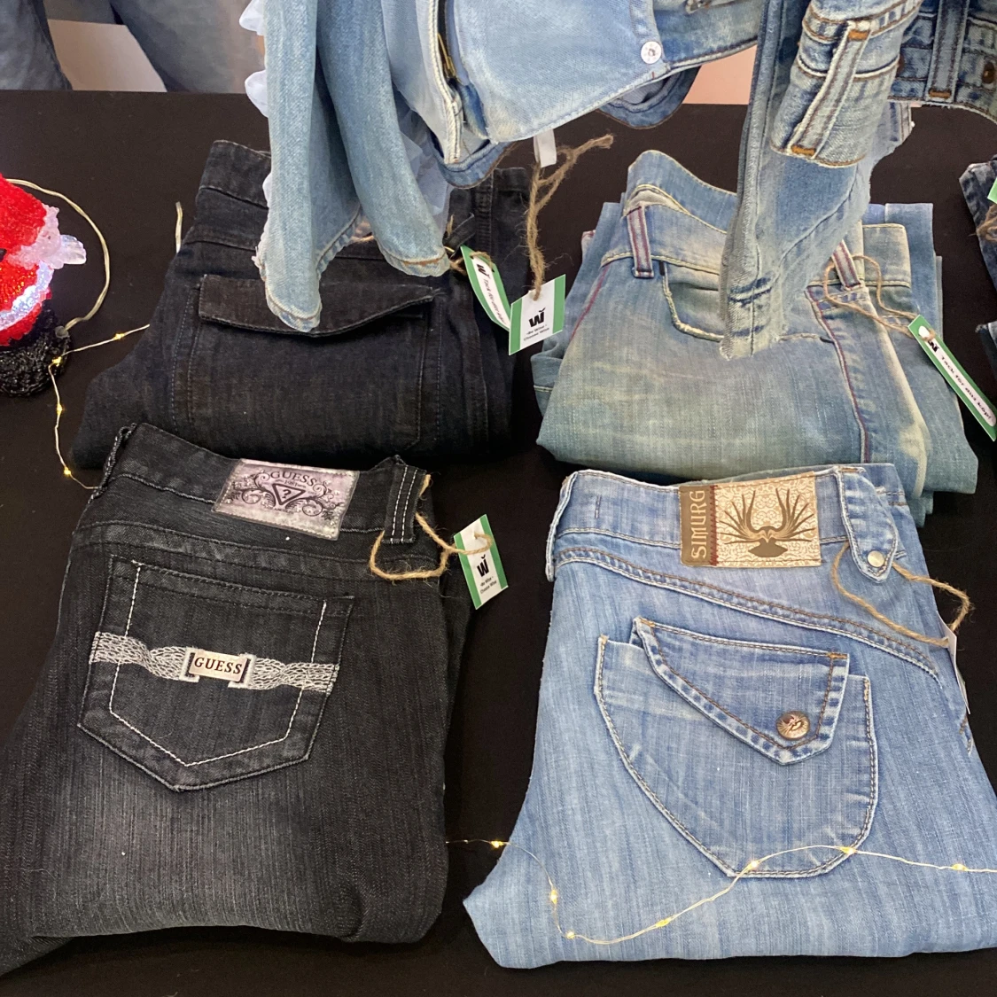 Lågmidjade jeans - 90