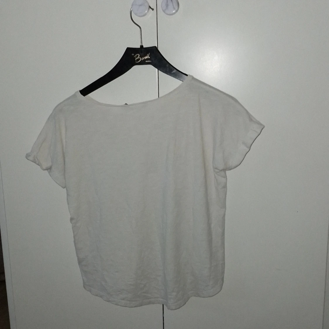 Vit T-shirt Med Text - 90