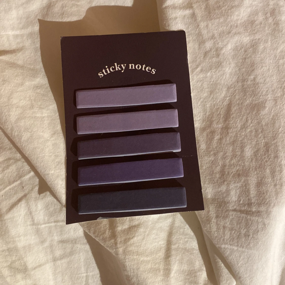Lila sticky notes