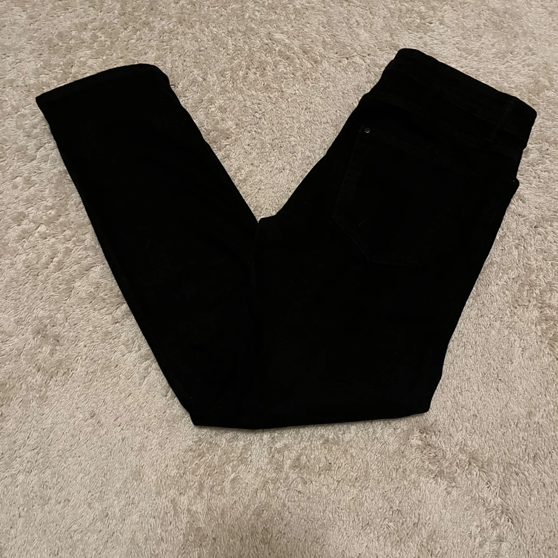 Svarta jeansbyxor Regular Fit - 90