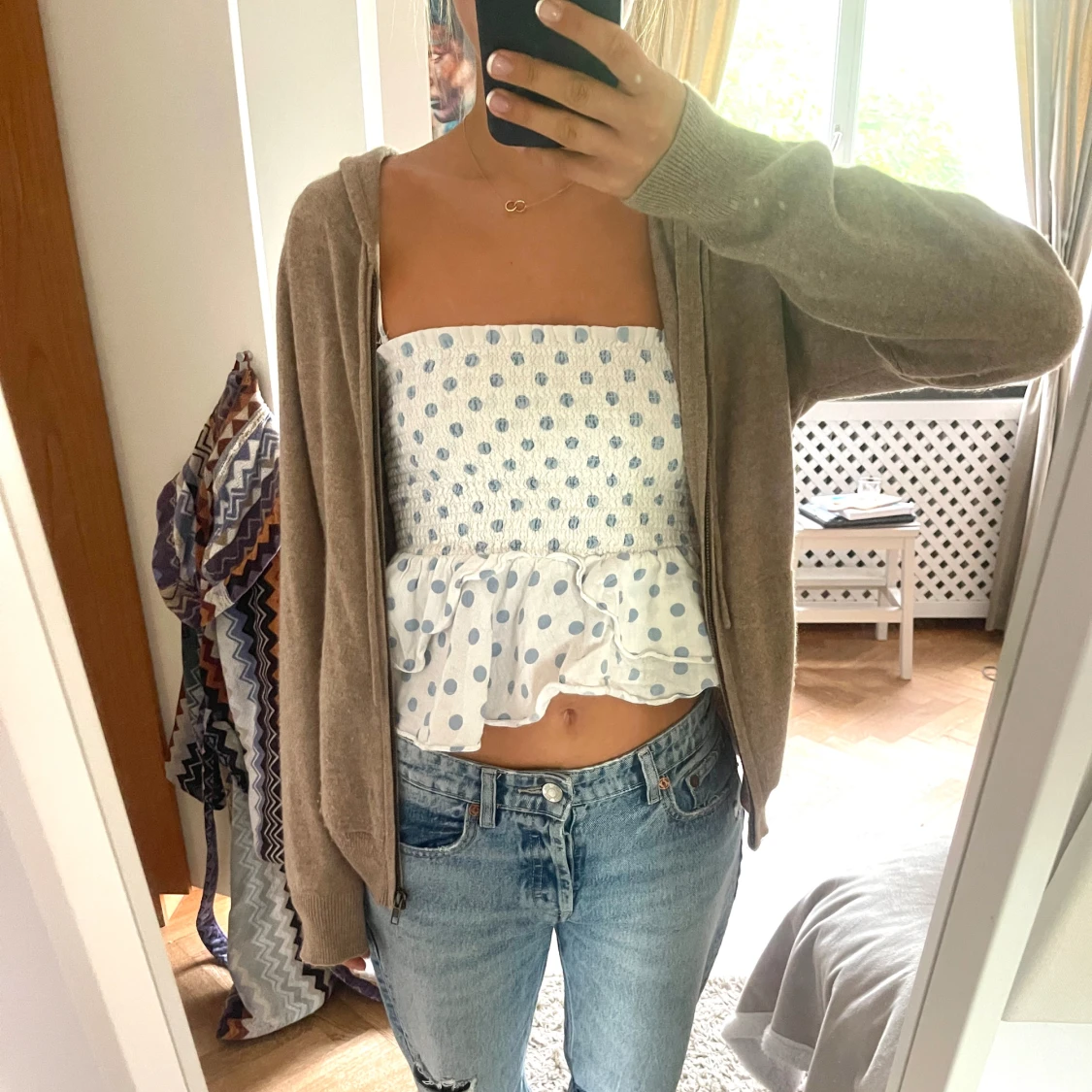 Zipphoodie i kashmir