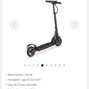 El sparkcykel  - Laddare ingår och precis som ny