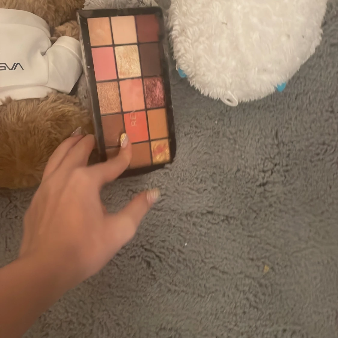 Ögonskuggspalett med varma toner - 2